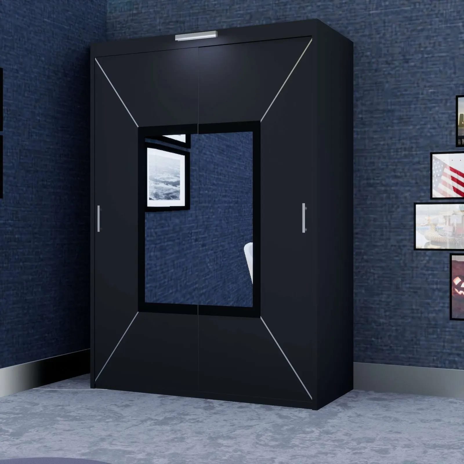 Texas Wardrobe – 2 Doors — 150 cm