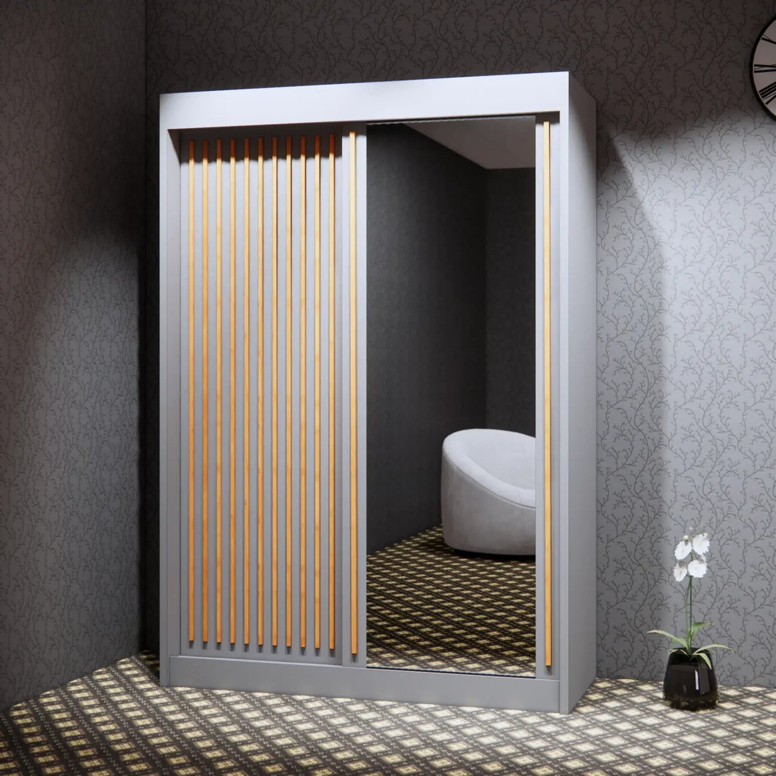 Royal Wardrobe – 2 Doors — 150 cm