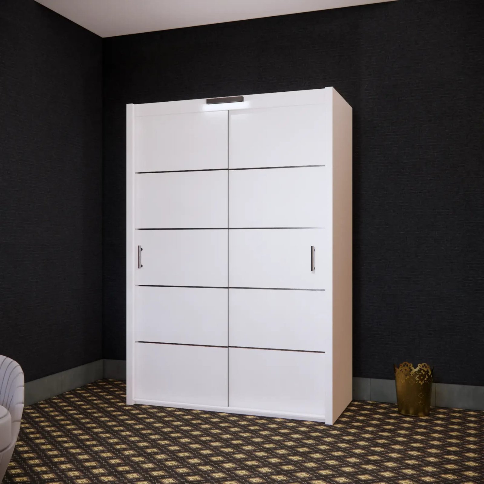Gloom Wardrobe – 2 Doors — 150 cm