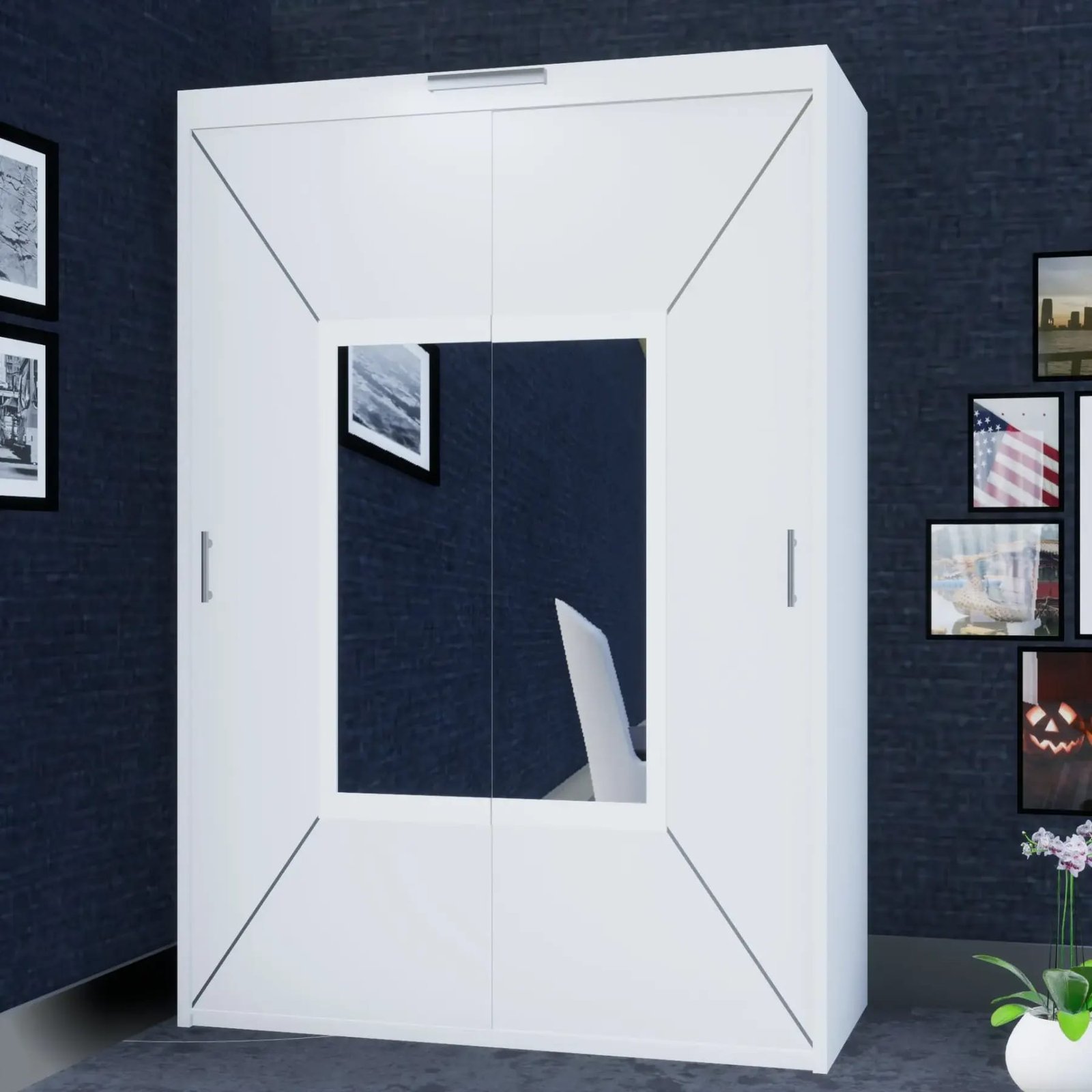 Venice Wardrobe – 2 Doors — 150 cm