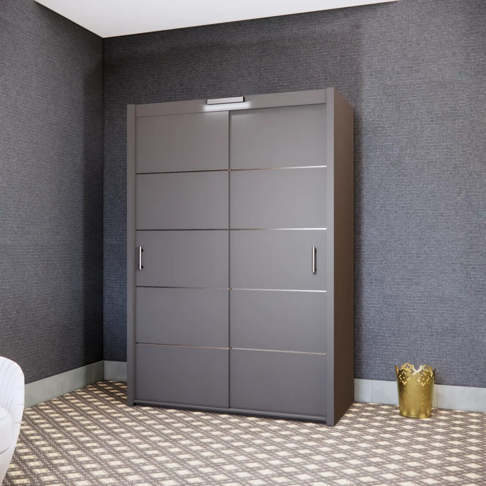 Gloom Wardrobe – 2 Doors — 150 cm