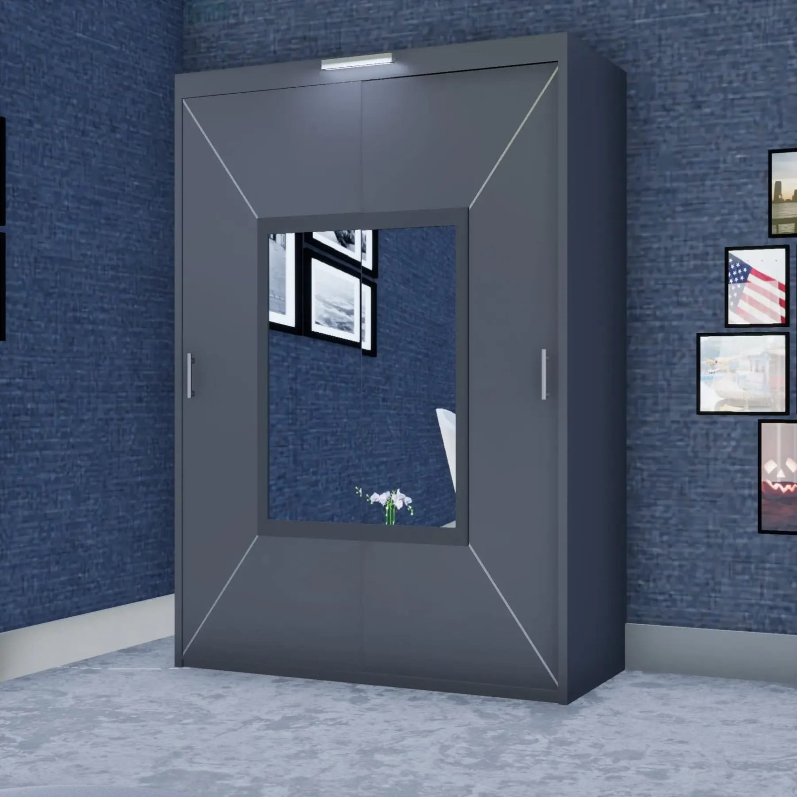 Venice Wardrobe – 2 Doors — 150 cm