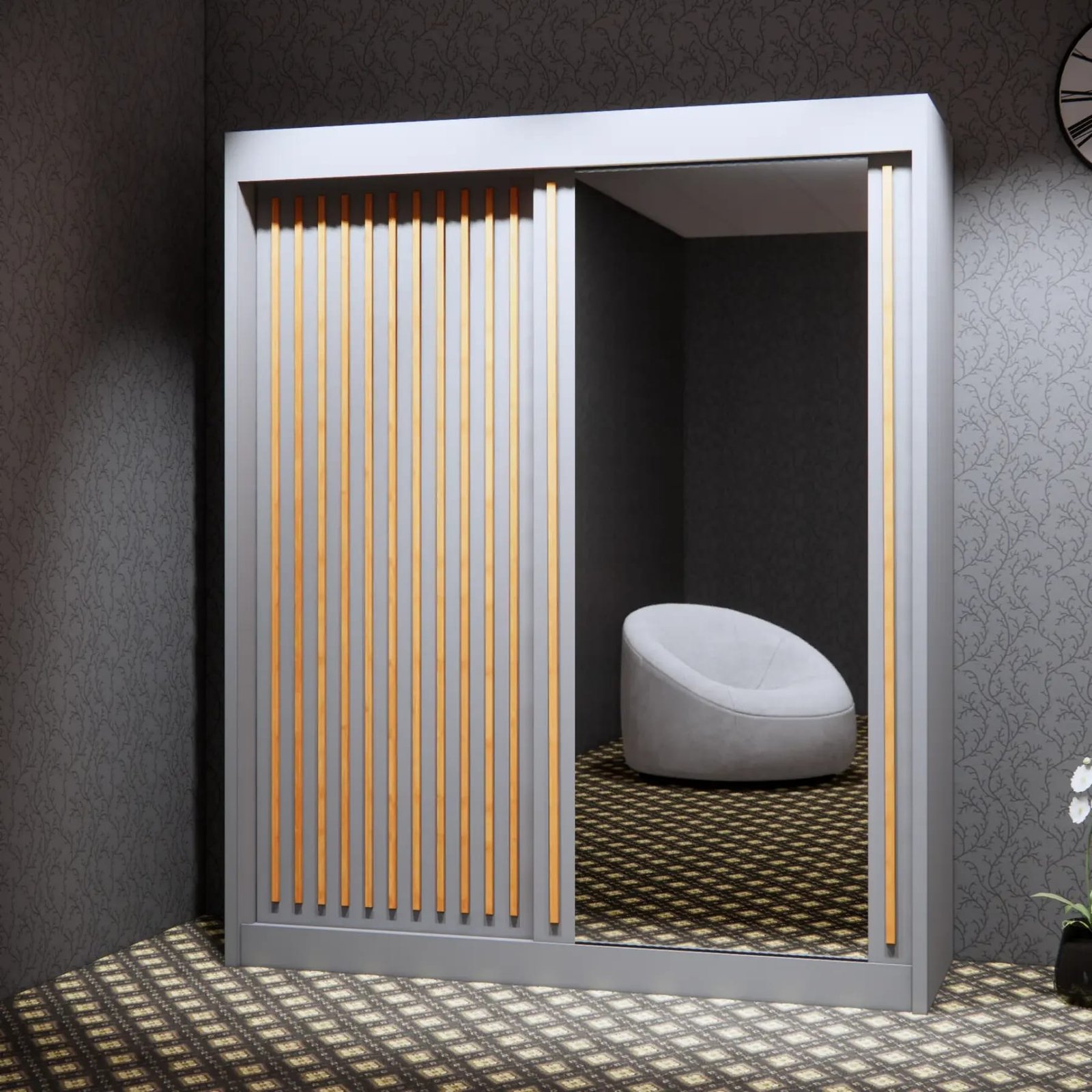 Royal Wardrobe – 2 Doors — 180 cm
