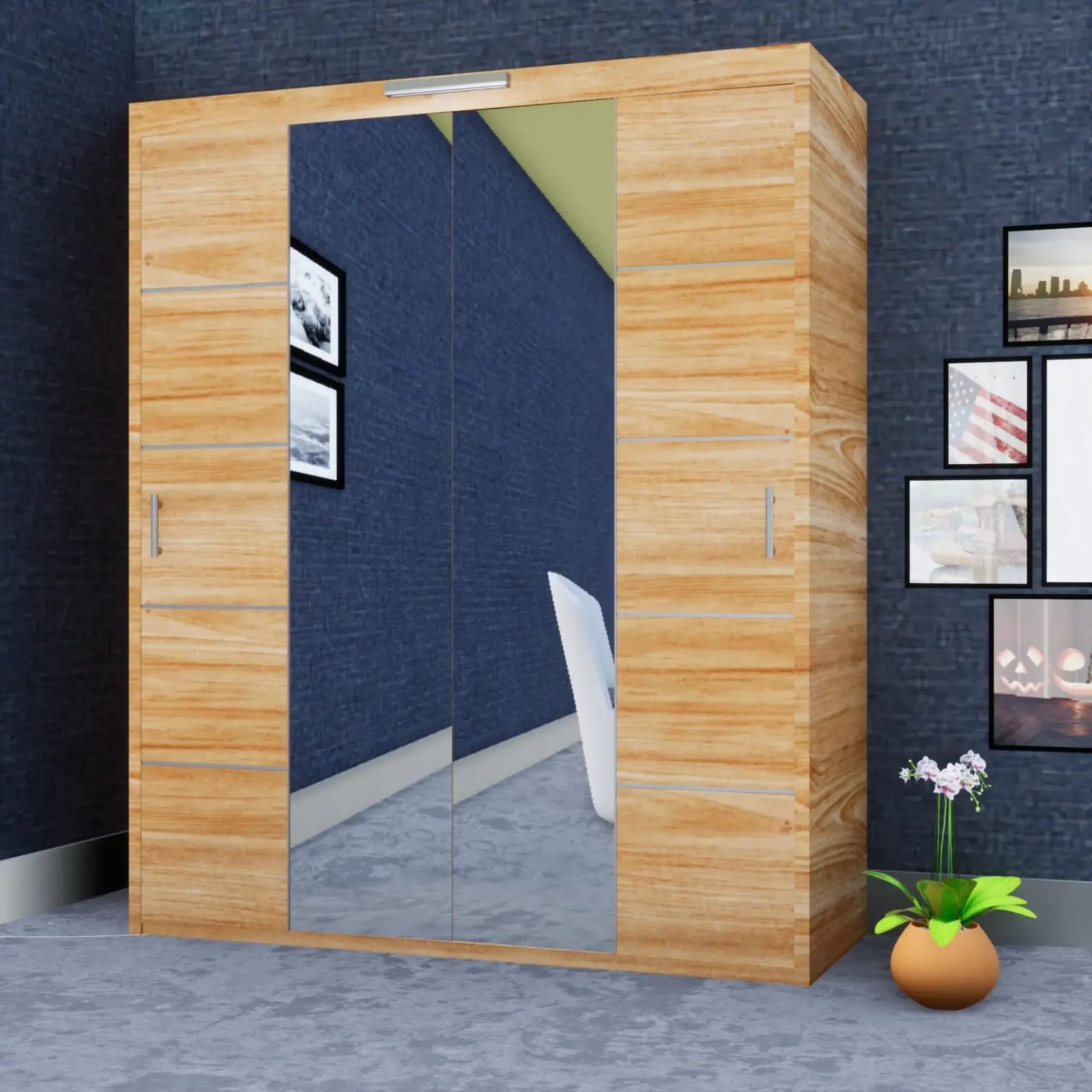 Oslo Wardrobe – 2 Doors — 180 cm