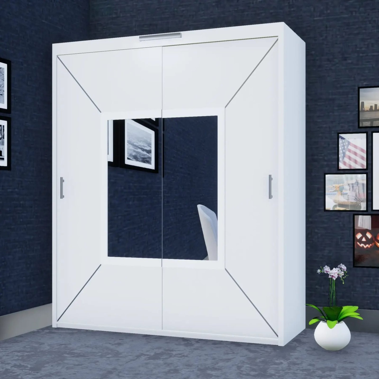 Venice Wardrobe – 2 Doors — 180 cm