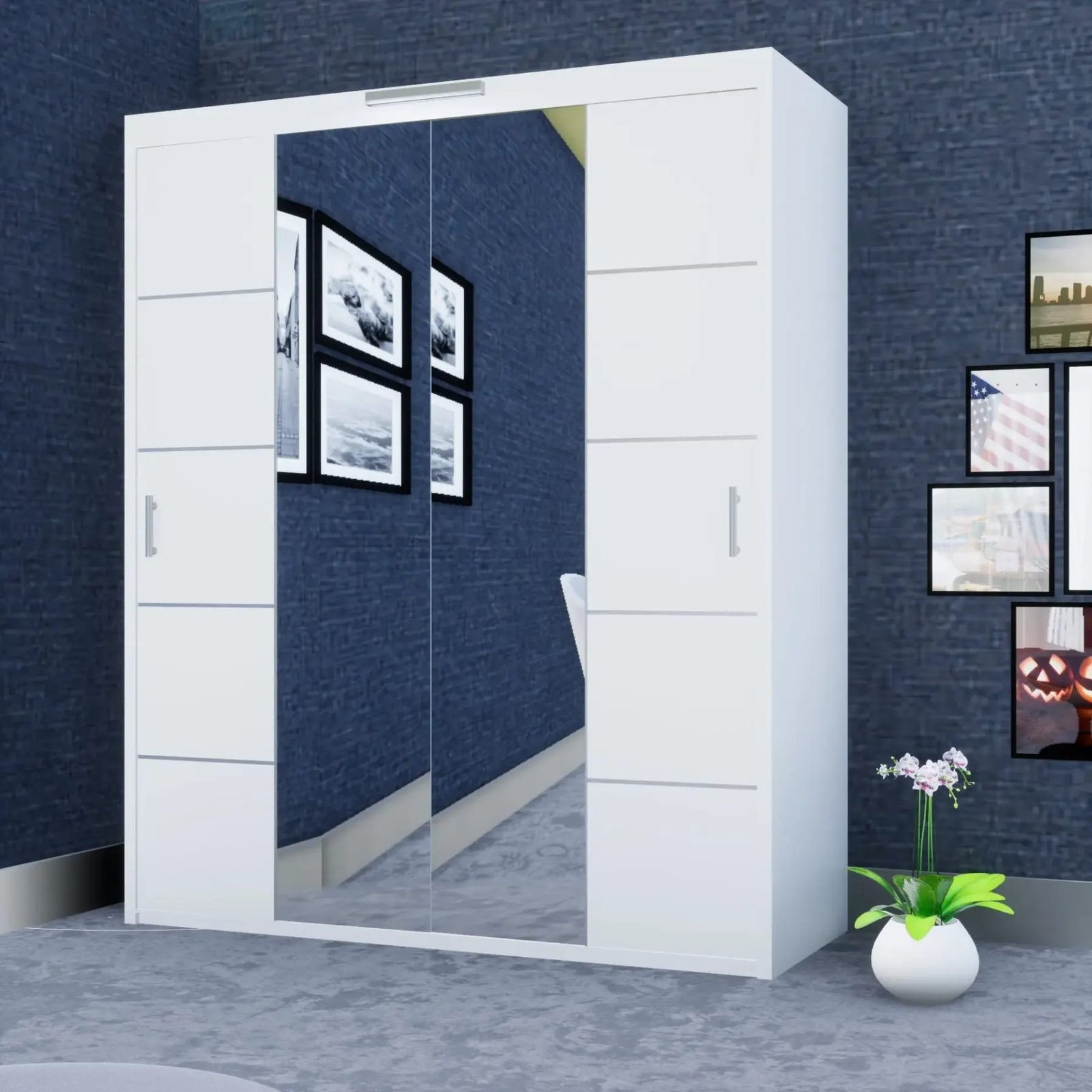 Oslo Wardrobe – 2 Doors — 180 cm