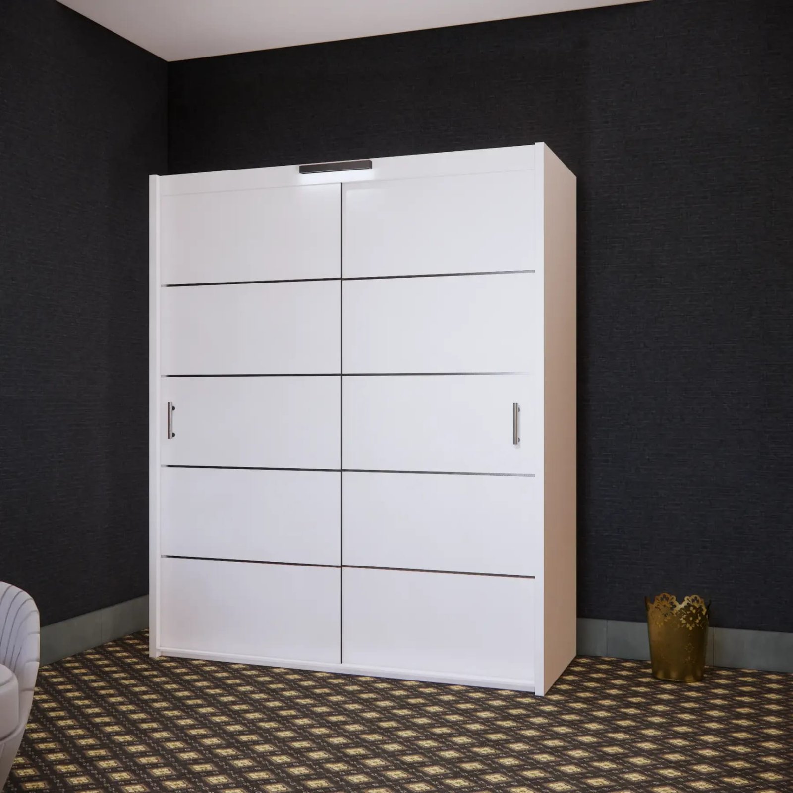 Gloom Wardrobe – 2 Doors — 180 cm