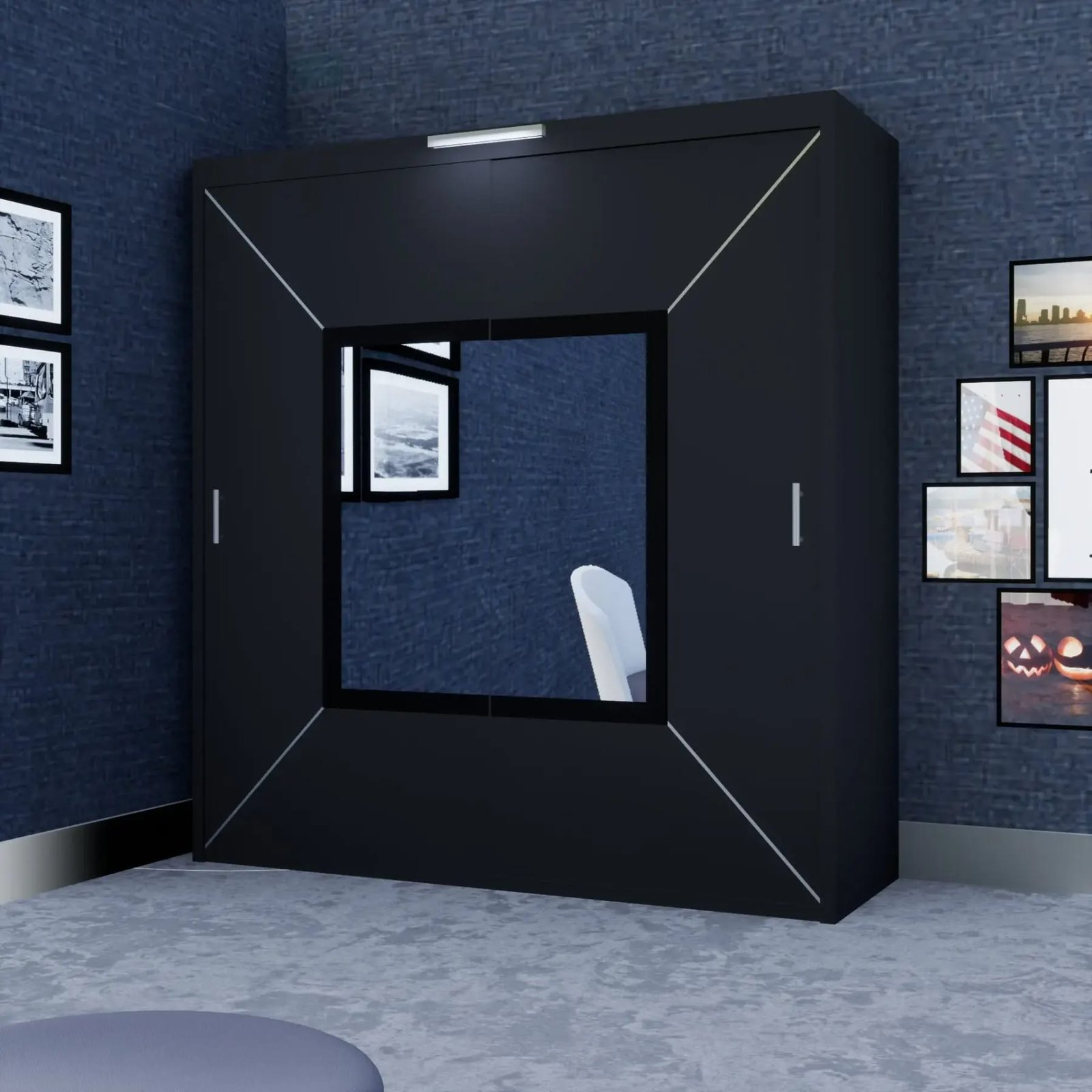 Venice Wardrobe – 3 Doors — 203 cm