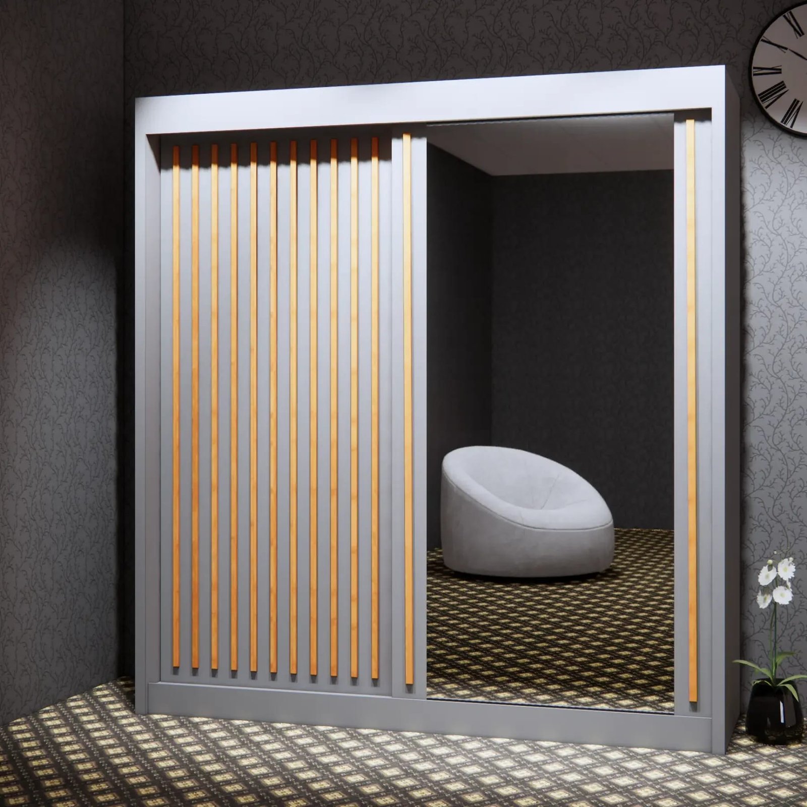 Royal Wardrobe – 3 Doors — 203 cm