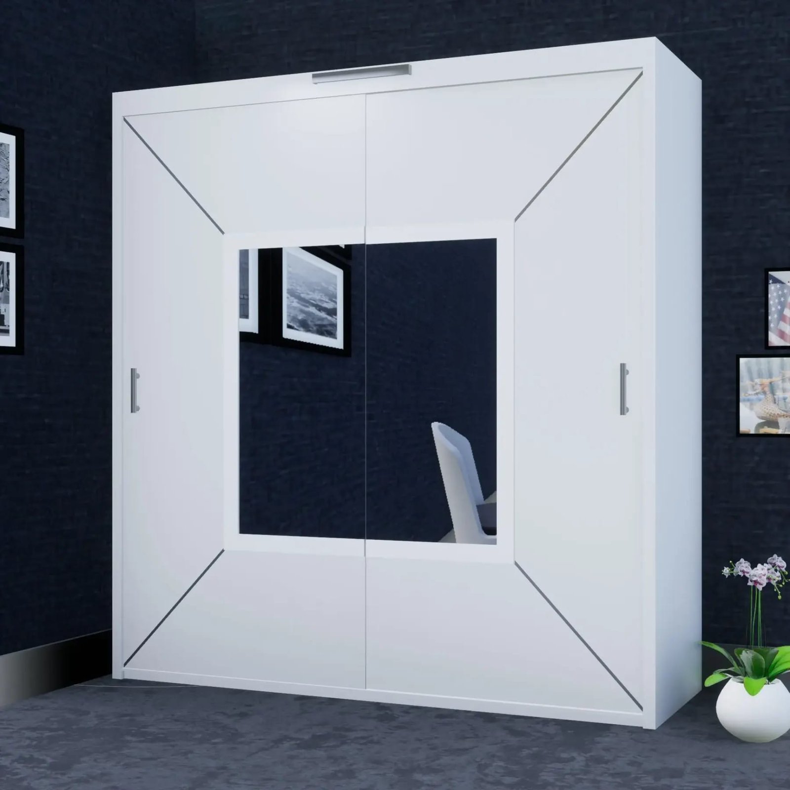 Venice Wardrobe – 3 Doors — 203 cm