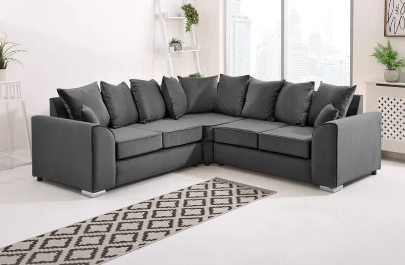 Corner Elegance Scattered Sofa