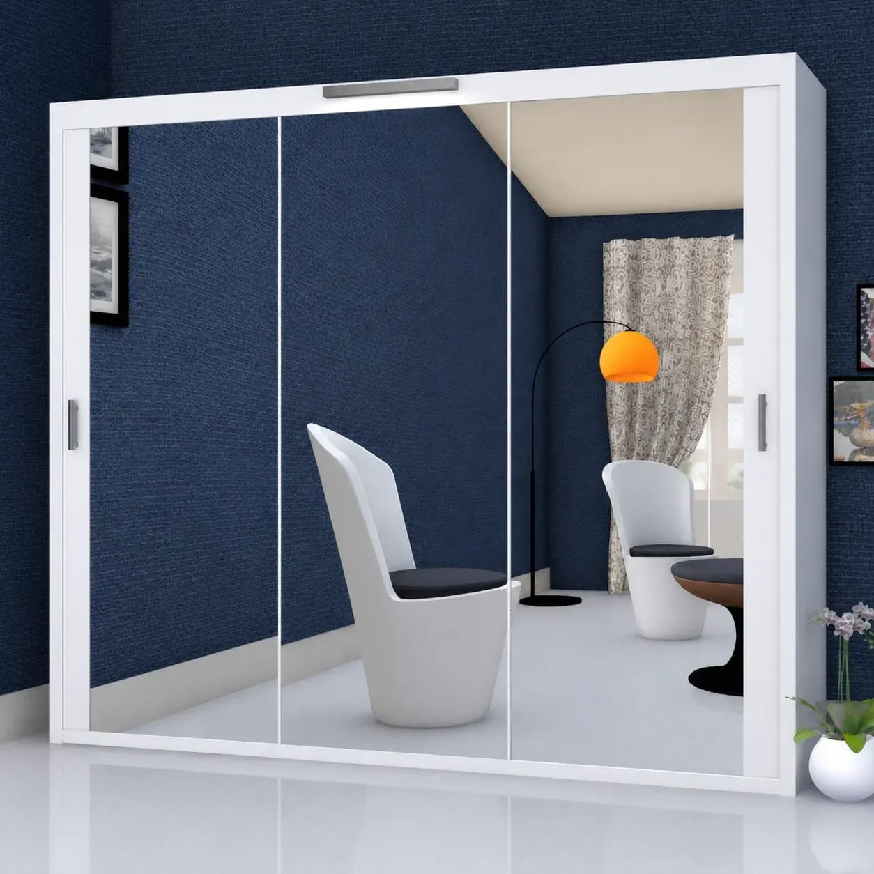Milan Wardrobe – 3 Doors — 250 cm
